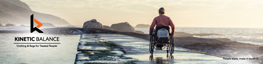 Link naar sponsor Kinetic Balance Kleding en tassen voor zittende mensen